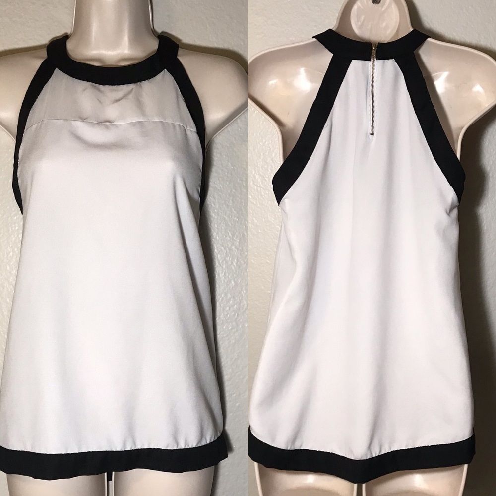 Truth NYC black & White blouse